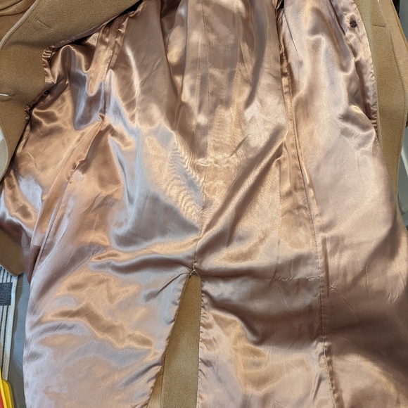 Vintage Wool & Mohair Camel Peacoat - Picture 11 of 12